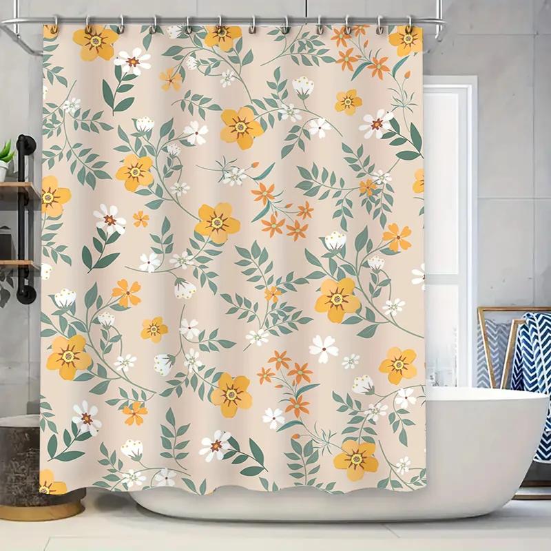Vintage Floral Shower Curtain Decorative Waterproof Fabric For Bathroom Window Treatment Multicolor Set Length 180X180Cm W60H190(CM)-1 Pcs
Vintage Floral Shower Curtain Decorative Waterproof Fabric For Bathroom Window Treatment Multicolor Set Length 180X180Cm W60H190(CM)-1 Pcs