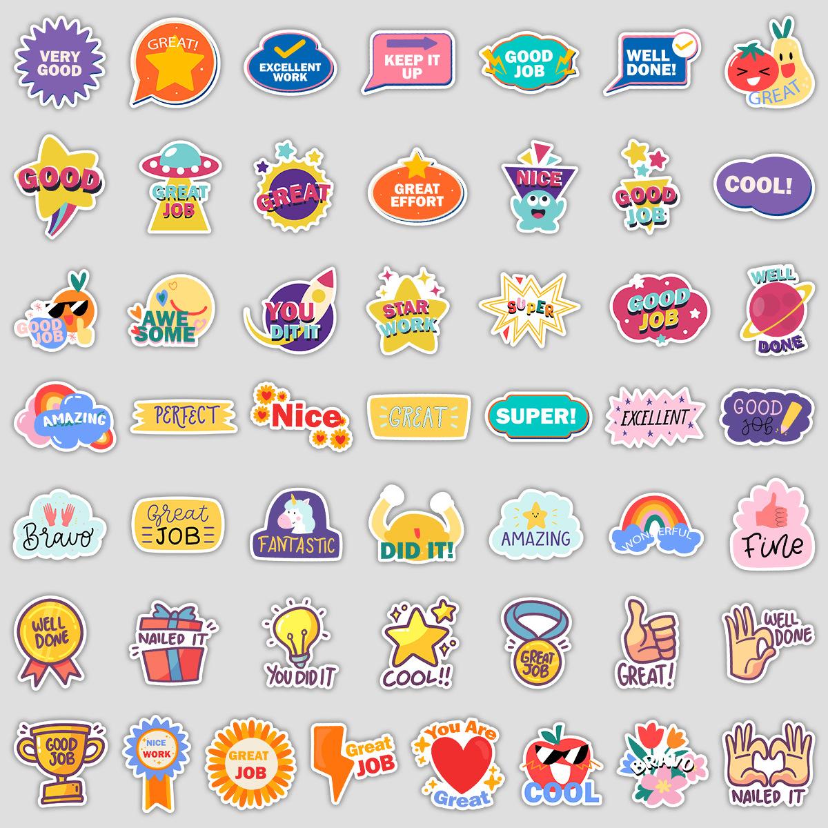 50 Reward Series Graffiti Stickers Mobile Suitcase Waterproof Decorative Stickers Creative Stationery Stickers
50 Reward Series Graffiti Stickers Mobile Suitcase Waterproof Decorative Stickers Creative Stationery Stickers