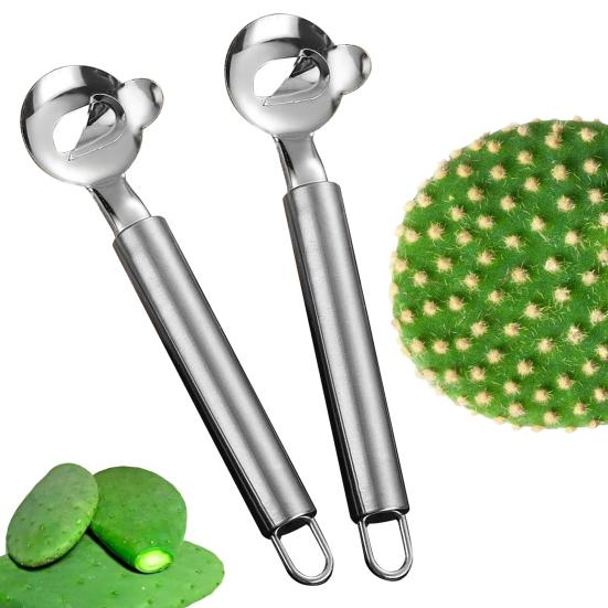 Yousheng Stainless Steel Cactus Peeler Spoon Shaped Nopales Peeler Ergonomic Handle Noodle Cutter Pie Crust Slicer Versatile Kitchen Gadget 1pc
Yousheng Stainless Steel Cactus Peeler Spoon Shaped Nopales Peeler Ergonomic Handle Noodle Cutter Pie Crust Slicer Versatile Kitchen Gadget 1pc