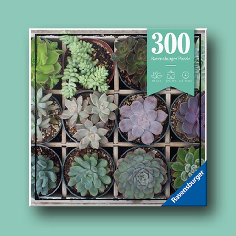 Пазл Ravensburger из 300 зеленых суккулентов, популярная корейская настольная игра
Пазл Ravensburger из 300 зеленых суккулентов, популярная корейская настольная игра
