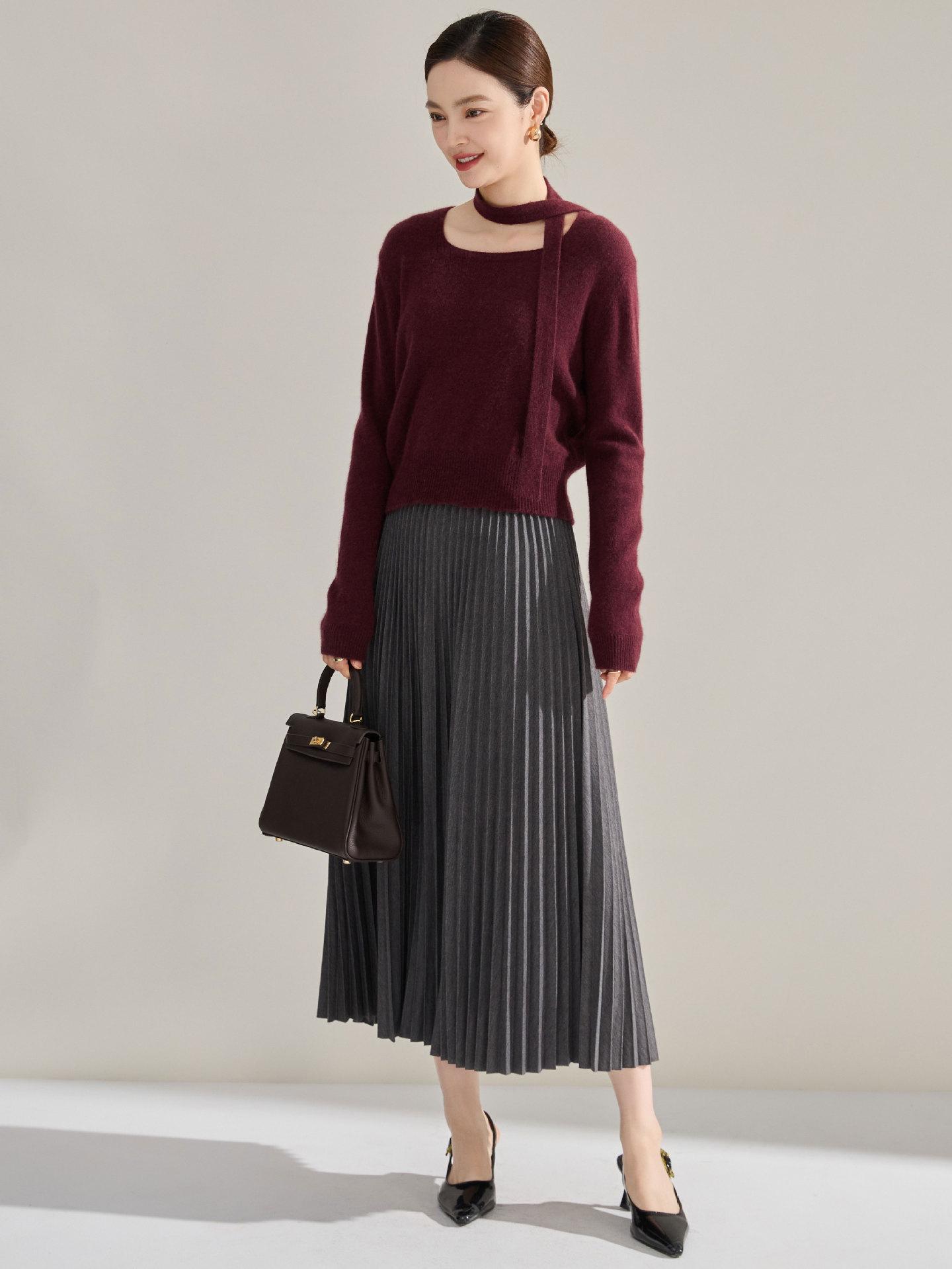 Spring Grey High-Waisted Slimming Pleated Midi Skirt - Versatile Commuting Outfit One Size
Spring Grey High-Waisted Slimming Pleated Midi Skirt - Versatile Commuting Outfit One Size
