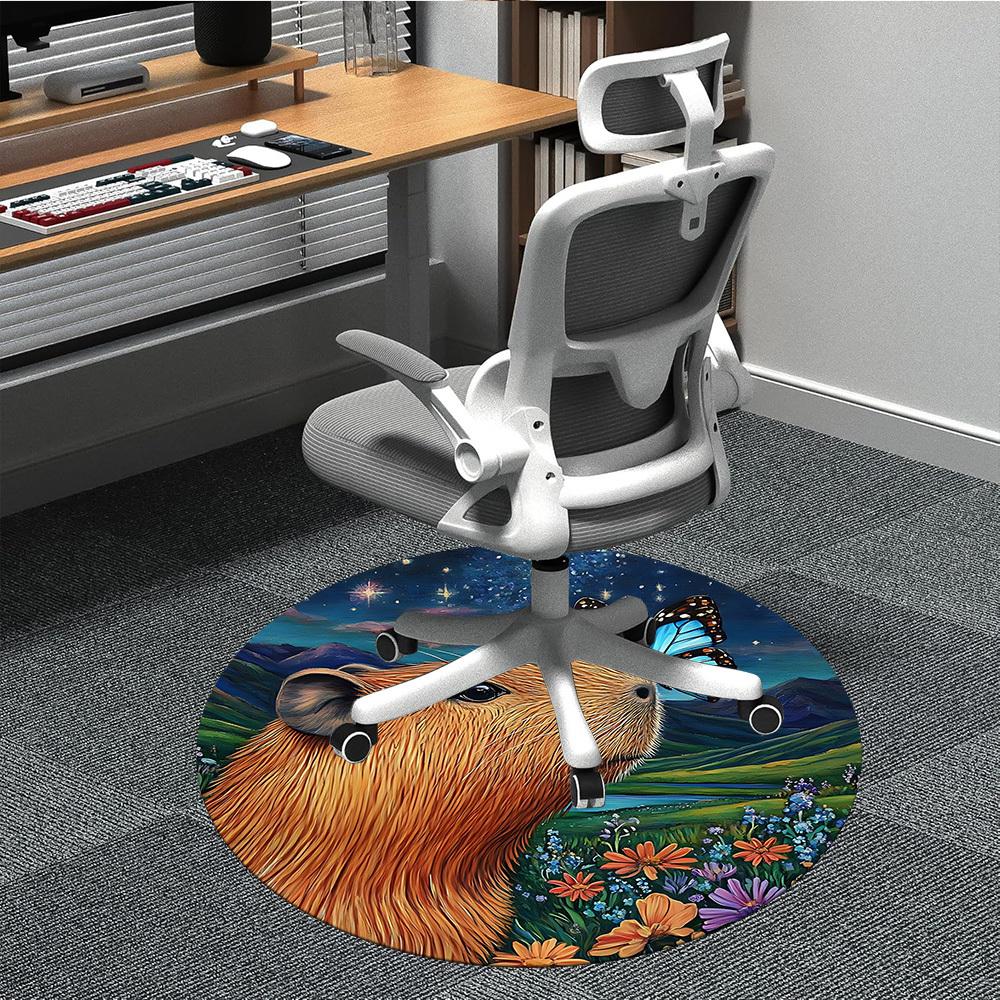 1pc Capybara Butterfly Garden Chair Carpet for Office Non-Slip, Machine Washable Rug for Office, Room - Holiday Decor, Machine Made yy251016057 80cm by 80cm
1pc Capybara Butterfly Garden Chair Carpet for Office Non-Slip, Machine Washable Rug for Office, Room - Holiday Decor, Machine Made yy251016057 80cm by 80cm