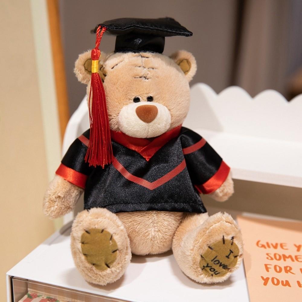 15cm Patch Dressed Bear Brown White Khaki Graduation Gown Plush Bear Toys Wedding Dress Bride Groom Fluffy Animal Dolls
15cm Patch Dressed Bear Brown White Khaki Graduation Gown Plush Bear Toys Wedding Dress Bride Groom Fluffy Animal Dolls
