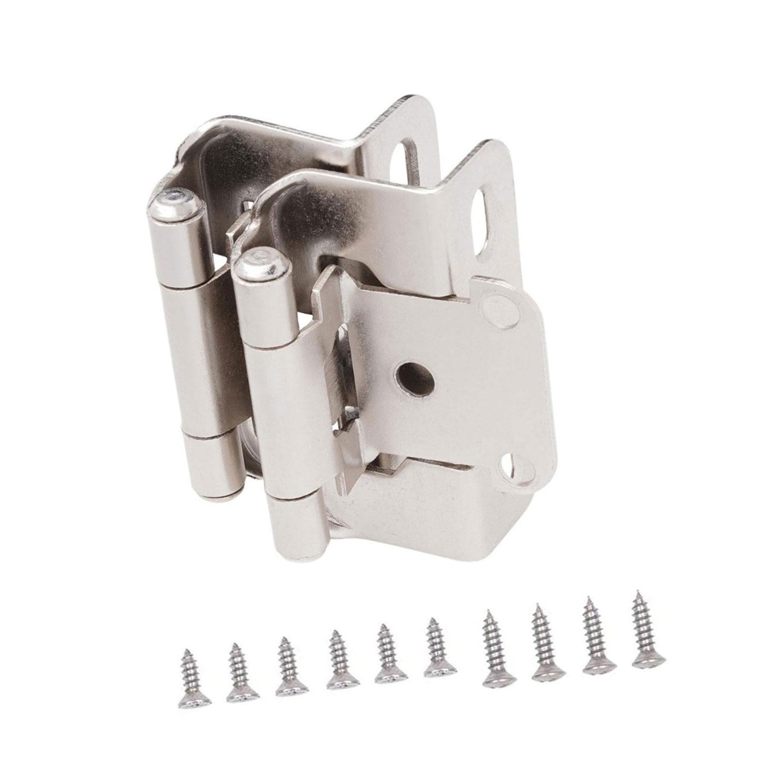 Упаковка из 2 старинных стальных мебельных петель для кухонной двери, частичный наклад, закрывающиеся, накладные конструкции серебряный
Упаковка из 2 старинных стальных мебельных петель для кухонной двери, частичный наклад, закрывающиеся, накладные конструкции серебряный