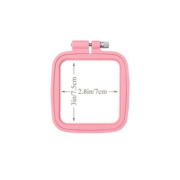 Square Embroidery Hoops Cross Stitch Hoop and ABS Plastic Embroidery Hoops for Sewing Needlework Cross Stitch Embroidery Project
Square Embroidery Hoops Cross Stitch Hoop and ABS Plastic Embroidery Hoops for Sewing Needlework Cross Stitch Embroidery Project