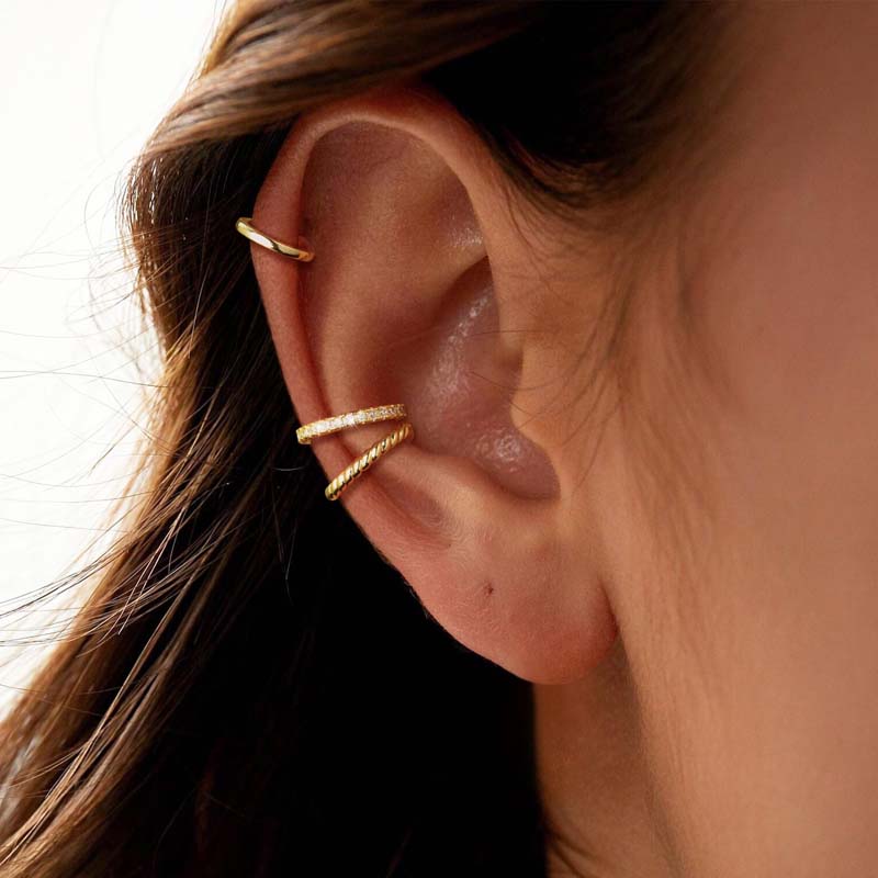 3Pcs/Set Fashion Gold Color Crystal Clip Earrings for Women Girls Minimalist Metal C-shaped Fake Piercing Ear Cuff Ear Zircon
3Pcs/Set Fashion Gold Color Crystal Clip Earrings for Women Girls Minimalist Metal C-shaped Fake Piercing Ear Cuff Ear Zircon