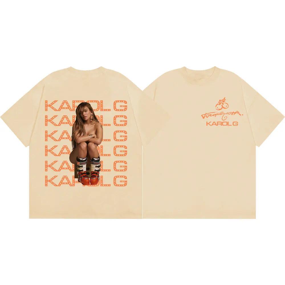 Karol G Tropicoqueta Tour 2026 Merch T-shirt High Street Fashion Trend Short Sleeve T-shirts Men Women Casual Cotton T Shirts XXXL синій
Karol G Tropicoqueta Tour 2026 Merch T-shirt High Street Fashion Trend Short Sleeve T-shirts Men Women Casual Cotton T Shirts XXXL синій