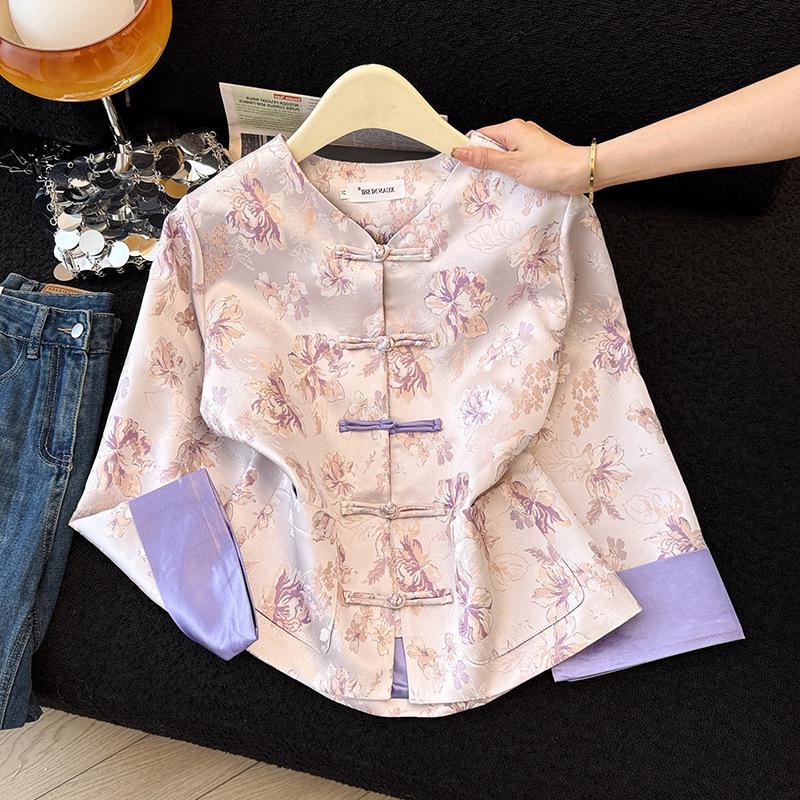 Silk Anti-Aging Plus Size Spring Jacket for Middle-Aged Women - Chinese Old Money Jacquard Style L
Silk Anti-Aging Plus Size Spring Jacket for Middle-Aged Women - Chinese Old Money Jacquard Style L
