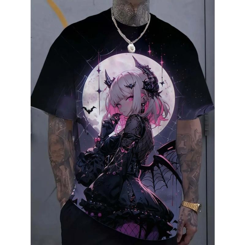 3D Printed Sword Girl T-Shirt For Men Face Ghost Mask Pattern T-Shirts Summer Loose Women Short Sleeve Tees Round Neck Sport Top S
3D Printed Sword Girl T-Shirt For Men Face Ghost Mask Pattern T-Shirts Summer Loose Women Short Sleeve Tees Round Neck Sport Top S