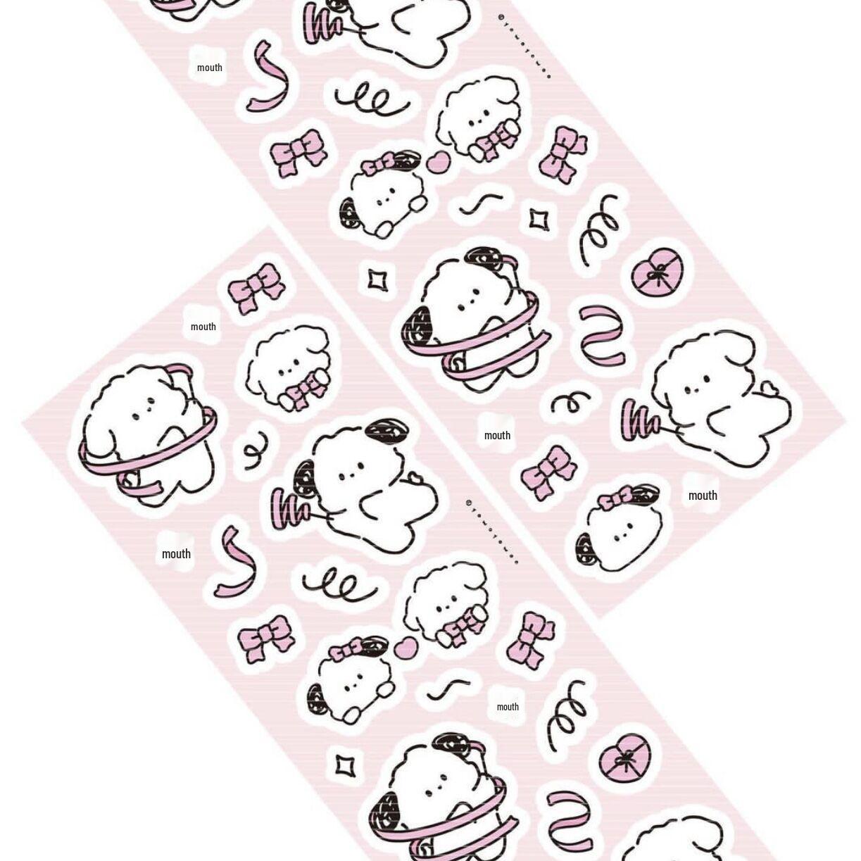 Корейские милые мультяшные наклейки с маленькой белой собачкой для DIY, чехлов для телефонов и декоративного использования
Корейские милые мультяшные наклейки с маленькой белой собачкой для DIY, чехлов для телефонов и декоративного использования