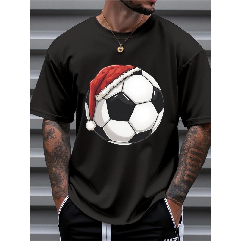 European sizes Men s Soccer T-Shirt - Oversized Loose Fit Santa & Soccer Ball Print with Design, All-Season Soft Crewneck Tee for Christmas S чёрный
European sizes Men s Soccer T-Shirt - Oversized Loose Fit Santa & Soccer Ball Print with Design, All-Season Soft Crewneck Tee for Christmas S чёрный