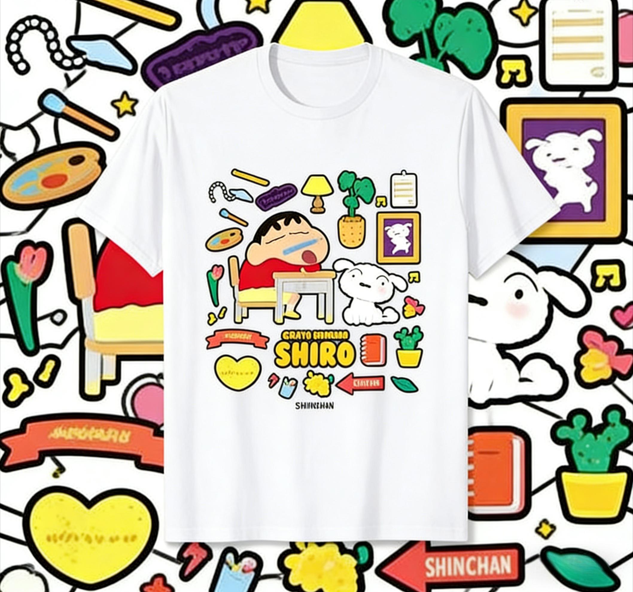 2026 Summer Comic Form Crayon Shinchan Image 100 Cotton Printed Oversize Casual Tshirt Adult Children Parentchild Top y2k S
2026 Summer Comic Form Crayon Shinchan Image 100 Cotton Printed Oversize Casual Tshirt Adult Children Parentchild Top y2k S