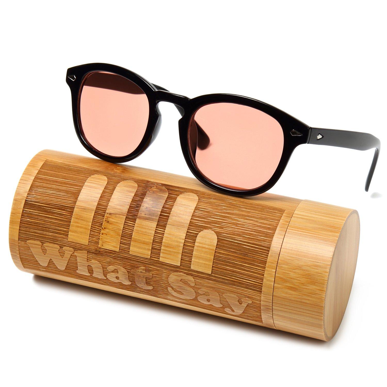 What Say Color Lens Sunglasses Clear Lens Date Glasses 10 Colors Boston Frame Asian Fit Trend UV400 Soft Hard Case Included Men s Women s & (Red Lens)
What Say Color Lens Sunglasses Clear Lens Date Glasses 10 Colors Boston Frame Asian Fit Trend UV400 Soft Hard Case Included Men s Women s & (Red Lens)