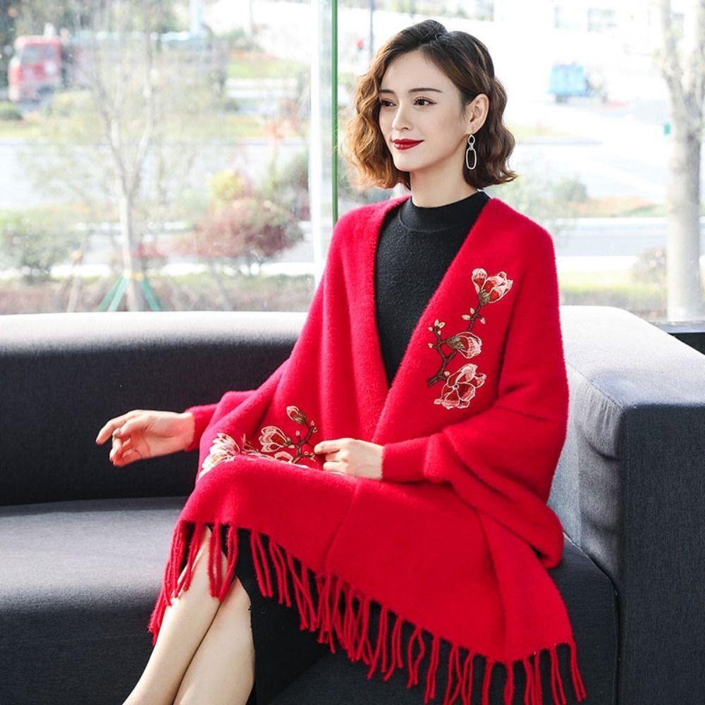 Thicken Winter Warm Shawl Wraps Cloak Cardigan Cape Wedding Party Evening Dresses білий
Thicken Winter Warm Shawl Wraps Cloak Cardigan Cape Wedding Party Evening Dresses білий