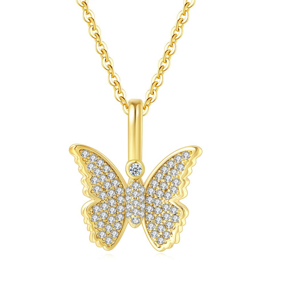 Butterfly Pendant Necklaces Inlaid Zircon Iced Out Hiphop Necklaces Design Fashion Zircon Accessories Dropshipping Gift OHP124
Butterfly Pendant Necklaces Inlaid Zircon Iced Out Hiphop Necklaces Design Fashion Zircon Accessories Dropshipping Gift OHP124