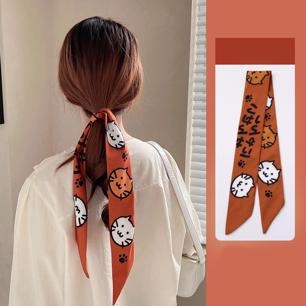 Multi-functional and fashionable scarf, neckerchief, ribbon, silk scarf for women, versatile for spring and autumn, long clause
Multi-functional and fashionable scarf, neckerchief, ribbon, silk scarf for women, versatile for spring and autumn, long clause