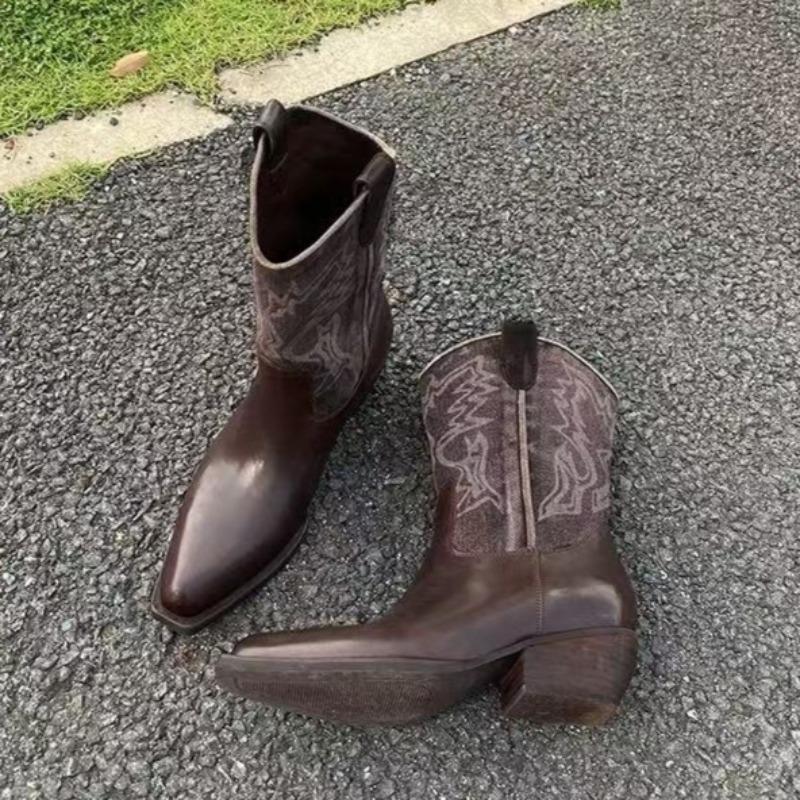 Модные женские летние новинки 2025 года, ковбойские сапоги в западном стиле, винтажные сапожки с вышивкой и острым носком в стиле рыцаря 42
Модные женские летние новинки 2025 года, ковбойские сапоги в западном стиле, винтажные сапожки с вышивкой и острым носком в стиле рыцаря 42