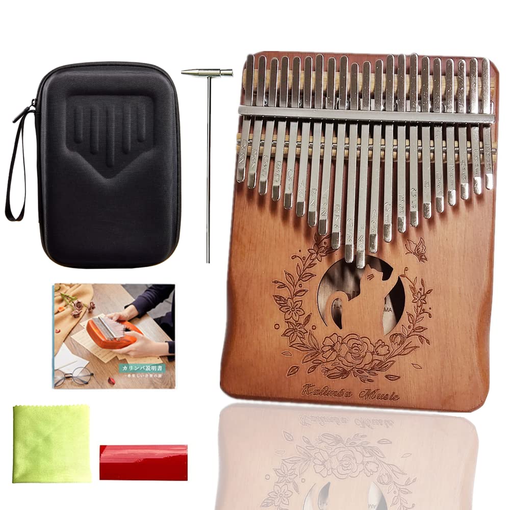 Yoseka Kalimba, 21-Key, Cat Pattern, Cute Thumb Piano, 21 Notes, C Key, Pre-Tuned, Includes Japanese Instructions, Premium Protective Case,
Yoseka Kalimba, 21-Key, Cat Pattern, Cute Thumb Piano, 21 Notes, C Key, Pre-Tuned, Includes Japanese Instructions, Premium Protective Case,
