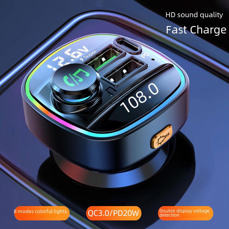 Автомобильный MP3-плеер с двумя дисплеями, Bluetooth, FM-передатчиком и быстрой зарядкой PD20W
Автомобильный MP3-плеер с двумя дисплеями, Bluetooth, FM-передатчиком и быстрой зарядкой PD20W
