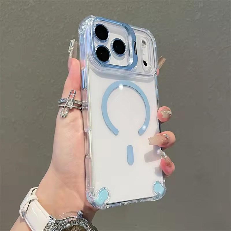 Luxury Magnetic Shockproof Phone Cases For iPhone 17 Air 16 15 14 13 12 11Pro Max Plus For Magsafe With Glass Lens Protector Stand Cover iPhone 16 Pro Max синій
Luxury Magnetic Shockproof Phone Cases For iPhone 17 Air 16 15 14 13 12 11Pro Max Plus For Magsafe With Glass Lens Protector Stand Cover iPhone 16 Pro Max синій