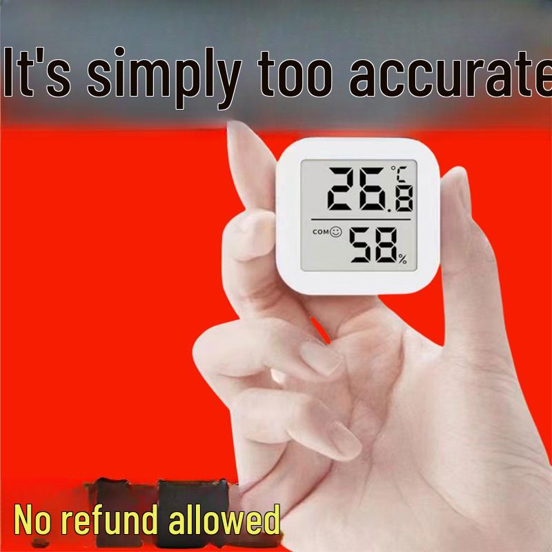 High-Precision Indoor Thermometer & Hygrometer - Baby Room Wall-Mount Display Dedicated Battery
High-Precision Indoor Thermometer & Hygrometer - Baby Room Wall-Mount Display Dedicated Battery