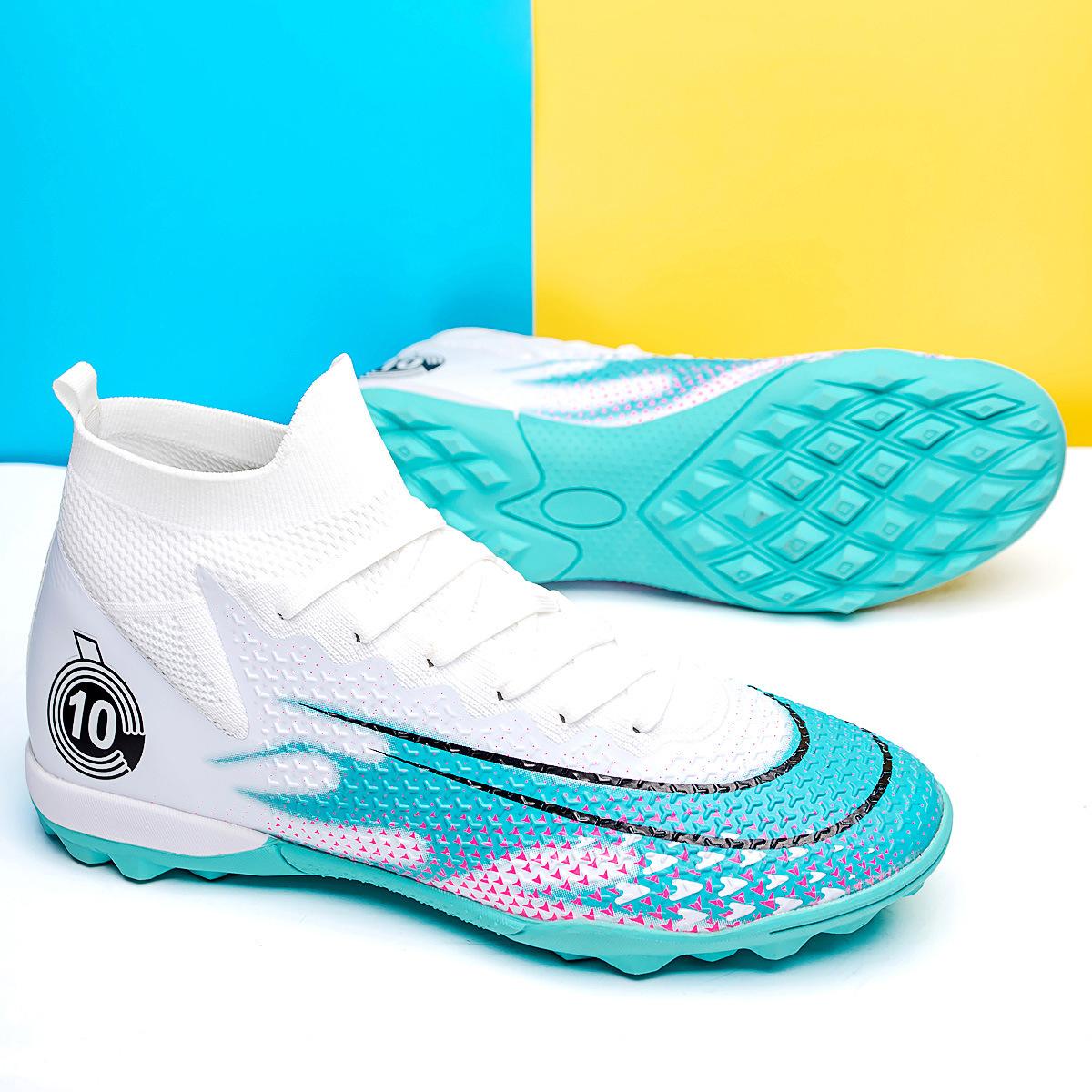 Shoes long broken foreign trade high-top football shoes sports spot 2025 Xiyin grass nails Amazon training 35
Shoes long broken foreign trade high-top football shoes sports spot 2025 Xiyin grass nails Amazon training 35