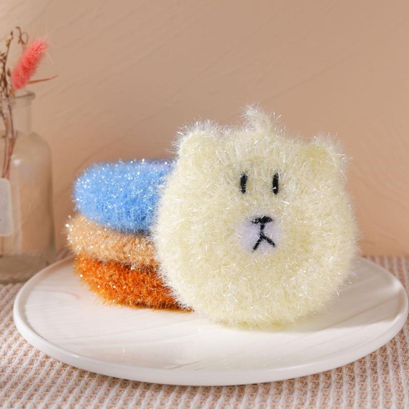 Crocheted Cute Bear Dish Towel Household Strong Stain Removal Non-stick Oil Dishcloth Kitchen Towel Cleaning Cloth Kitchen Item
Crocheted Cute Bear Dish Towel Household Strong Stain Removal Non-stick Oil Dishcloth Kitchen Towel Cleaning Cloth Kitchen Item