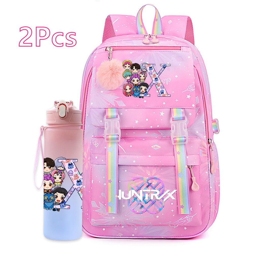 2Pcs/set New K-pop Printed Backpack with 750Ml Water Bottler for Teenager Girl Boy Bookbag Kid Gift Large Capacity waterproof Travel Bag Mochila
2Pcs/set New K-pop Printed Backpack with 750Ml Water Bottler for Teenager Girl Boy Bookbag Kid Gift Large Capacity waterproof Travel Bag Mochila