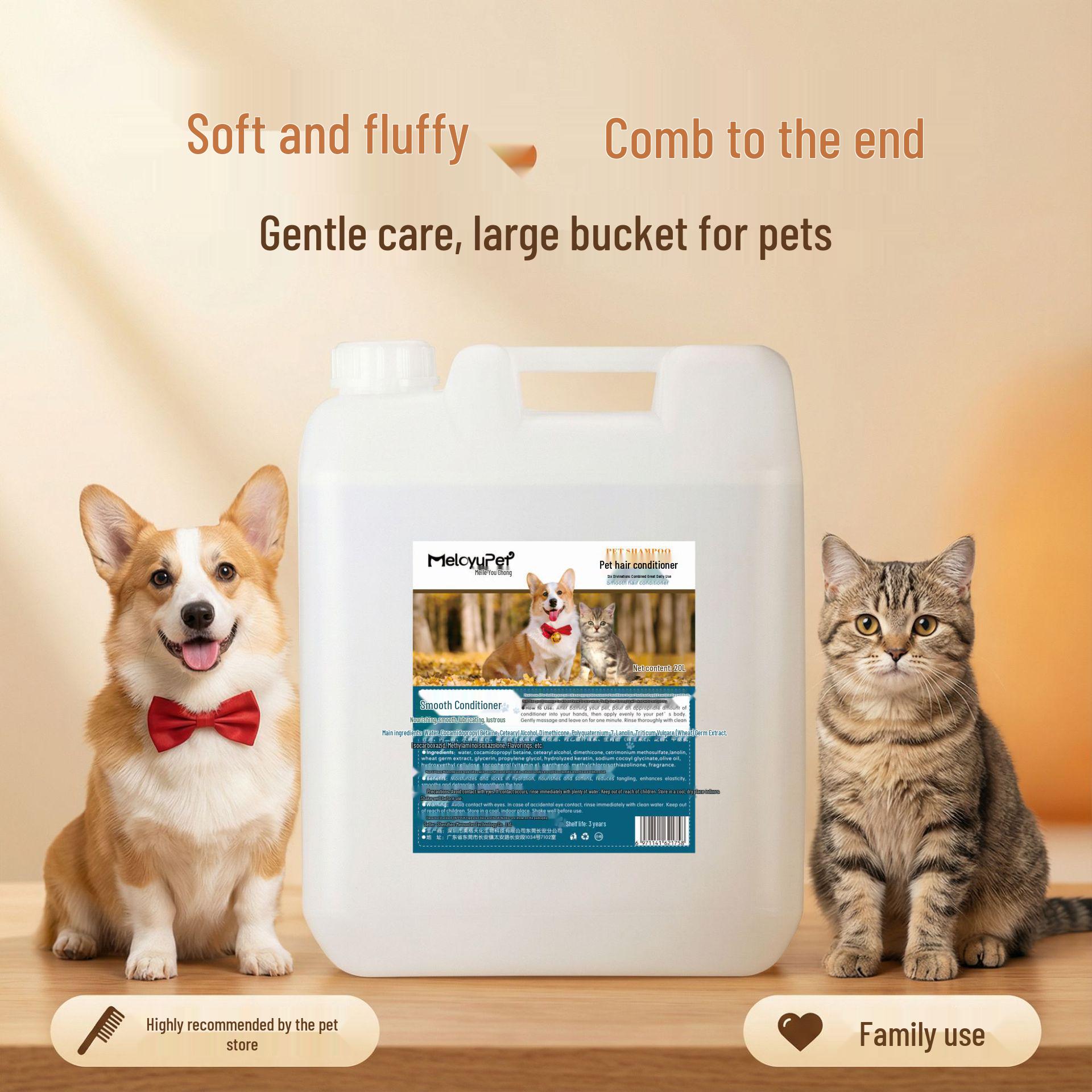 Pet Store Long-Lasting Fragrance Detangling & Anti-Static Coat Conditioner - Large Bottle for Fluffy, Smooth, Deodorized Pet Fur
Pet Store Long-Lasting Fragrance Detangling & Anti-Static Coat Conditioner - Large Bottle for Fluffy, Smooth, Deodorized Pet Fur