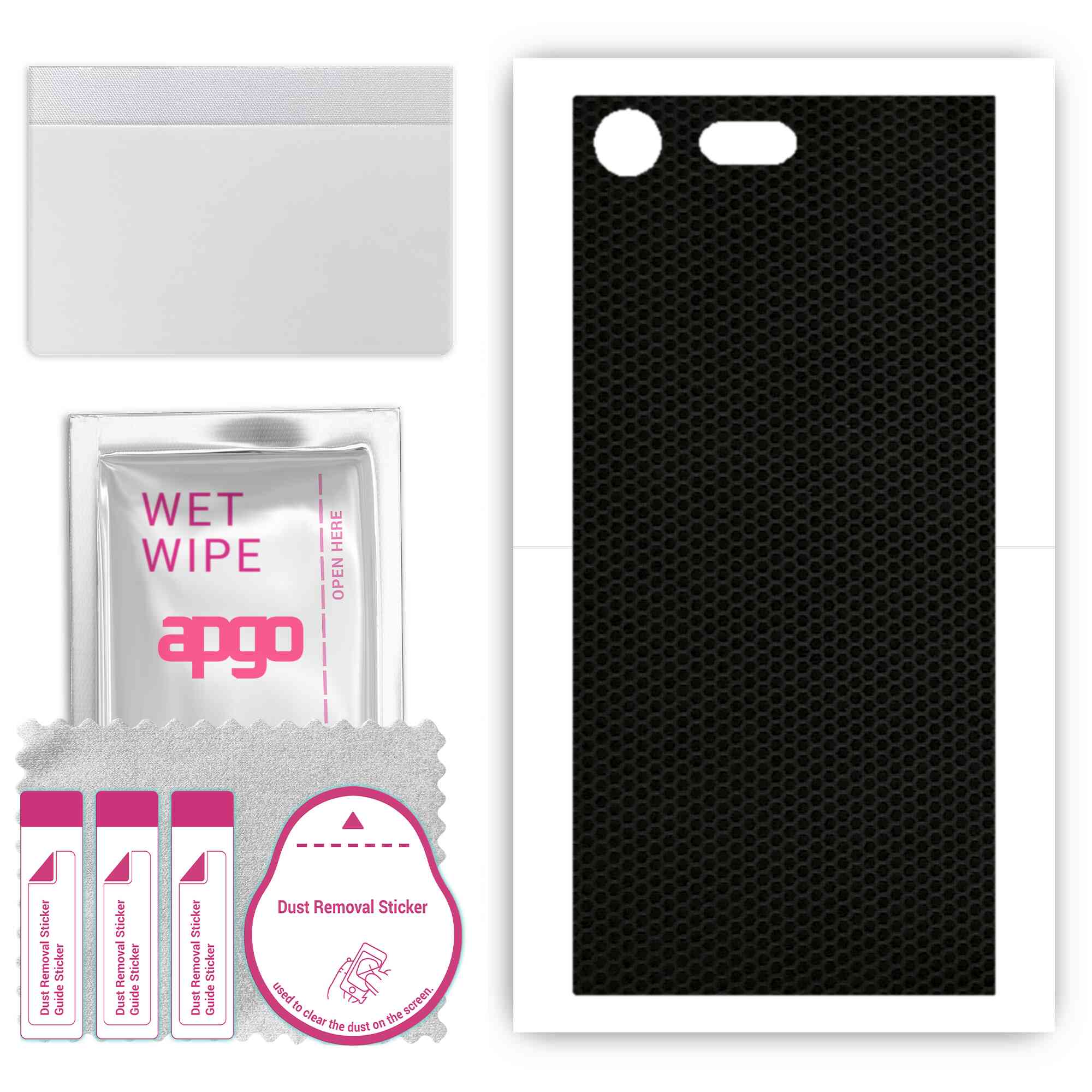 apgo Protective Skin Sticker for the back compatible with Sony Xperia XZ Premium, Wrap Film, Foil, Vinyl - Pattern Matrix
apgo Protective Skin Sticker for the back compatible with Sony Xperia XZ Premium, Wrap Film, Foil, Vinyl - Pattern Matrix