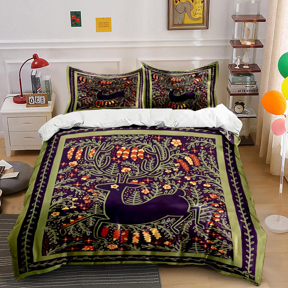 Deer surrounded by foliage. Bedding sets Duvet cover sets Duvet covers Pillowcases(1 * Duvet Cover 2 * Pillowcases, without duvet insert) 135x200cm
Deer surrounded by foliage. Bedding sets Duvet cover sets Duvet covers Pillowcases(1 * Duvet Cover 2 * Pillowcases, without duvet insert) 135x200cm