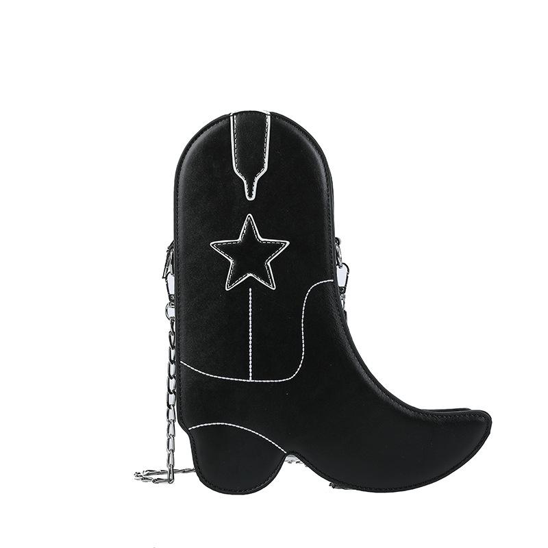 Personalized high heels bag 2025 new Mori soft girl cute funny ins Internet celebrity shoulder chain messenger bag чёрный
Personalized high heels bag 2025 new Mori soft girl cute funny ins Internet celebrity shoulder chain messenger bag чёрный