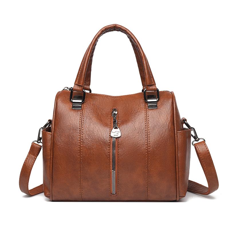 Women s Tote Bag Vintage Top Handle Bag Solid PU Leather Fashi Shoulder Satchel Large Capacity Crossbody Bags Commuter Handbag коричневий
Women s Tote Bag Vintage Top Handle Bag Solid PU Leather Fashi Shoulder Satchel Large Capacity Crossbody Bags Commuter Handbag коричневий