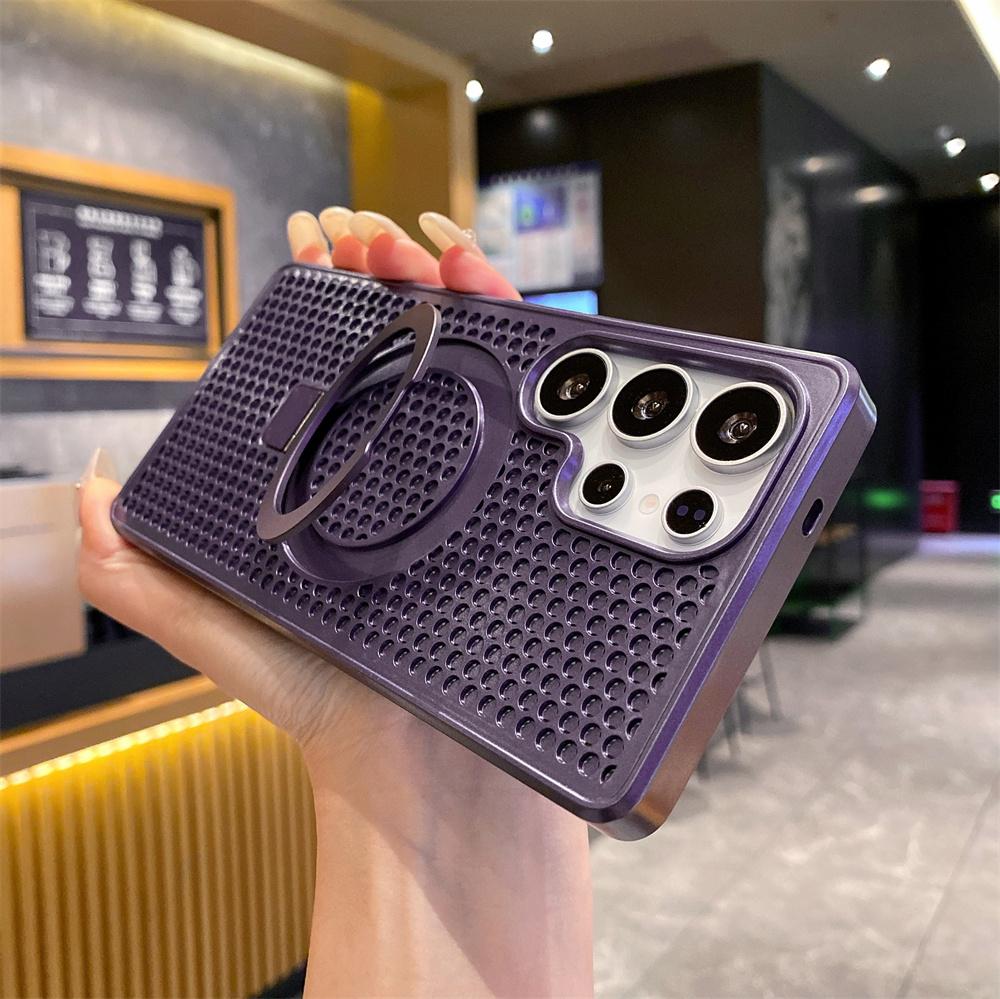 Magnetic Metal Fold Stand Heat Dissipation Phone Case for Samsung S25 S24 S23 Ultra FE S22 Plus 5G Luxury Protection Back Cover For Galaxy S23&Case & Holder
Magnetic Metal Fold Stand Heat Dissipation Phone Case for Samsung S25 S24 S23 Ultra FE S22 Plus 5G Luxury Protection Back Cover For Galaxy S23&Case & Holder