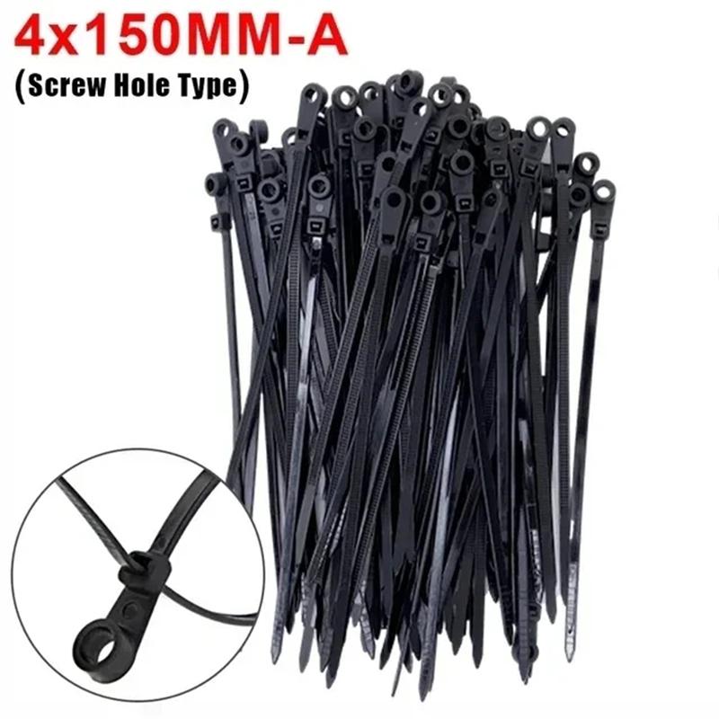 Multipurpose Heavy Duty Adjustable Self-locking Cord Ties Organizer Straps Fastening Loop New Screw Hole Nylon Cable Ties 4x150mm
Multipurpose Heavy Duty Adjustable Self-locking Cord Ties Organizer Straps Fastening Loop New Screw Hole Nylon Cable Ties 4x150mm