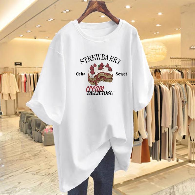 Pure Cotton Crew Neck Summer T-shirt - Fashionable, Versatile, Trendy Printed Short Sleeve Top M
Pure Cotton Crew Neck Summer T-shirt - Fashionable, Versatile, Trendy Printed Short Sleeve Top M