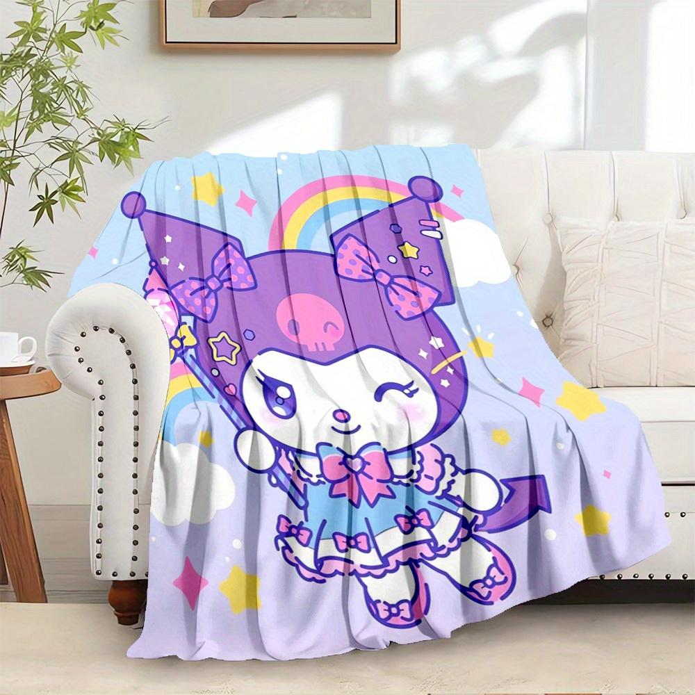 1pc Kuromi blanket with bow design - home decoration, universal use for all seasons, comfortable, machine washable, suitable for everyone, a 130x150cm
1pc Kuromi blanket with bow design - home decoration, universal use for all seasons, comfortable, machine washable, suitable for everyone, a 130x150cm