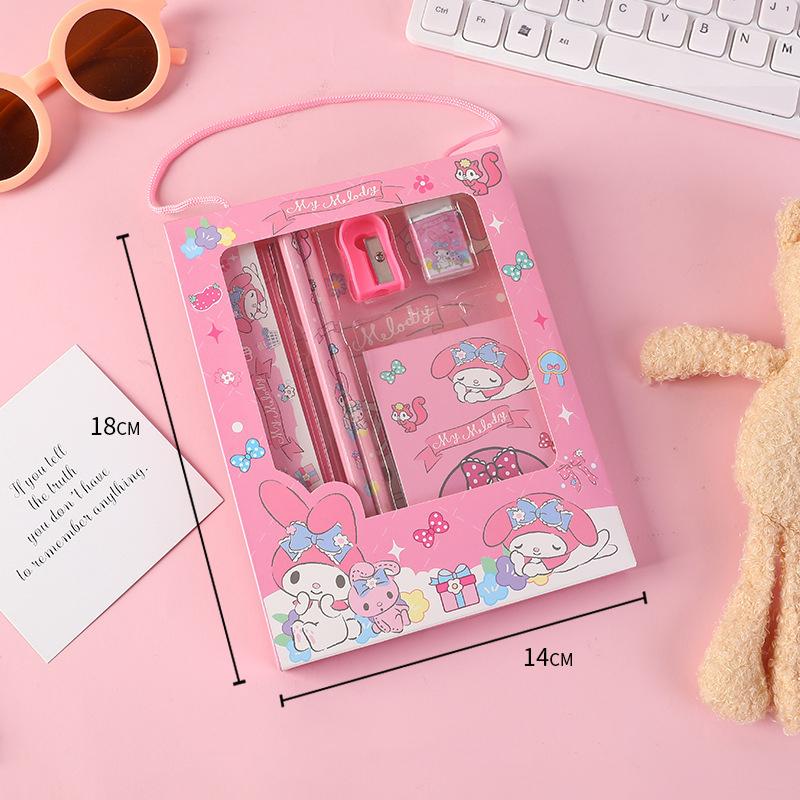 Sanrio Hello Kitty Kuromi Stationery Set Pencil Case Ruler School Supplies Study Gifts Entertaining Play Safe Kid Friendly Fun
Sanrio Hello Kitty Kuromi Stationery Set Pencil Case Ruler School Supplies Study Gifts Entertaining Play Safe Kid Friendly Fun