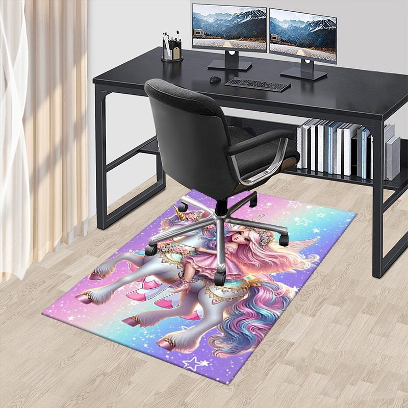 1pc Unicorn Fantasy Office Chair Mat - Anime Cartoon Design, Non-Slip Carpet for Home Decor, Suitable for All Seasons, Perfect Gift for Office and Gam 60cm by 90cm
1pc Unicorn Fantasy Office Chair Mat - Anime Cartoon Design, Non-Slip Carpet for Home Decor, Suitable for All Seasons, Perfect Gift for Office and Gam 60cm by 90cm