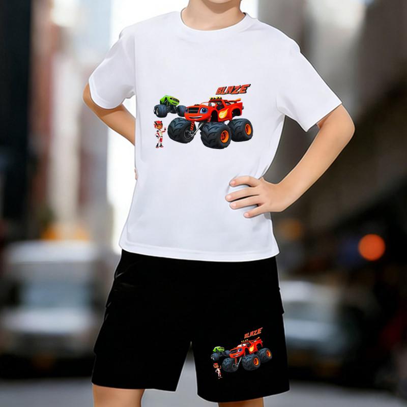 Boys 2 Piece Cartoon Car Printed outfit, Short Sleeve T-Shirt and Shorts Set for Kids Age 5-14,Black and White Sporty Casual Summer Clothes 13-14 Years білий
Boys 2 Piece Cartoon Car Printed outfit, Short Sleeve T-Shirt and Shorts Set for Kids Age 5-14,Black and White Sporty Casual Summer Clothes 13-14 Years білий