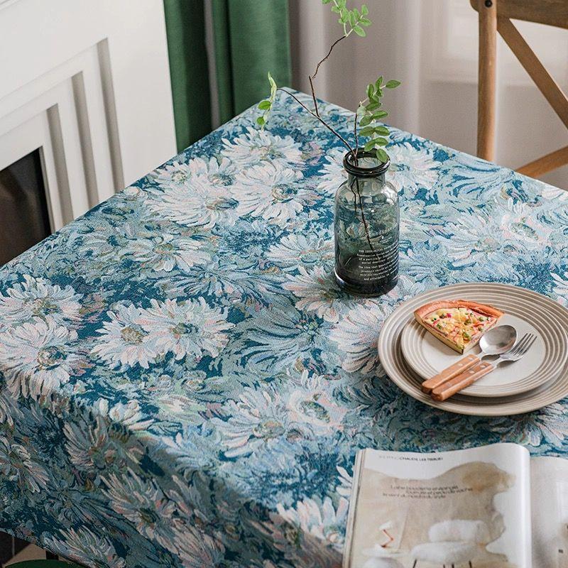 Moroccan Style Tablecloth Fabric Geometric Pattern Cotton Linen Tablecloth American Retro Dining Table Rectangular Cover Cloth Monet Garden 90*150cm
Moroccan Style Tablecloth Fabric Geometric Pattern Cotton Linen Tablecloth American Retro Dining Table Rectangular Cover Cloth Monet Garden 90*150cm