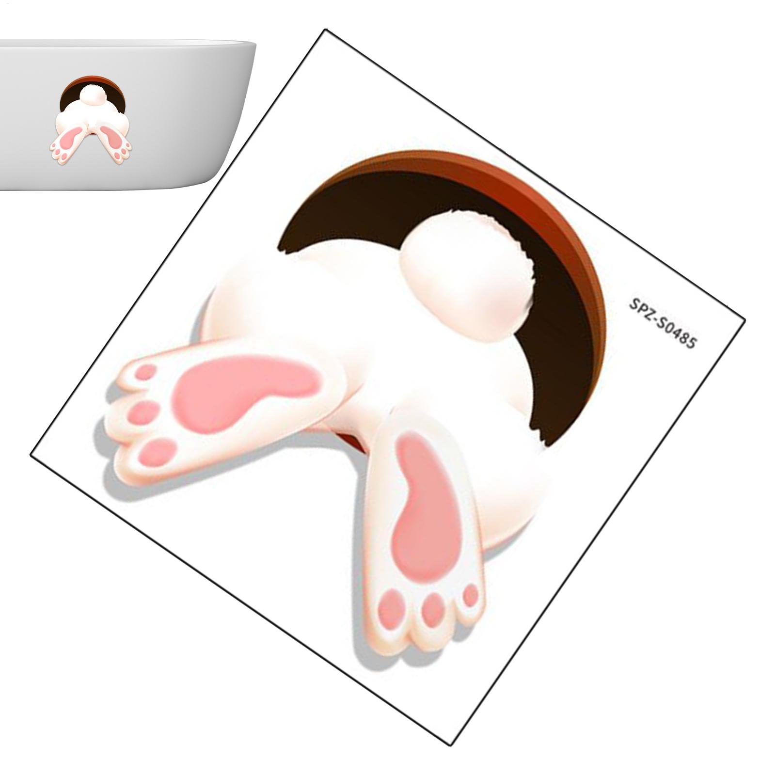 Funny Rabbit Toilet Lid Decorative Wall Sticker 11.8x11.8in Butt Design Toilet Decals Self-adhesive Bathroom Toilet Sticker China Mainland
Funny Rabbit Toilet Lid Decorative Wall Sticker 11.8x11.8in Butt Design Toilet Decals Self-adhesive Bathroom Toilet Sticker China Mainland
