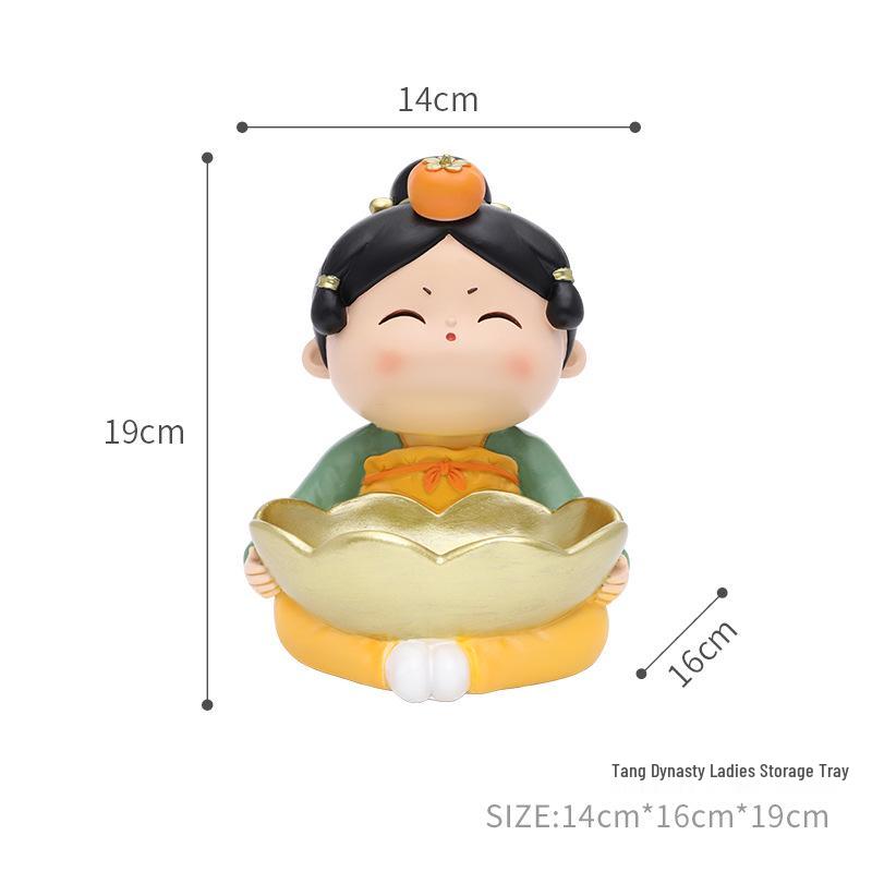Tang Xiaoyuan Ancient Style Key Tray: Creative Desktop Decor for Living Room
Tang Xiaoyuan Ancient Style Key Tray: Creative Desktop Decor for Living Room
