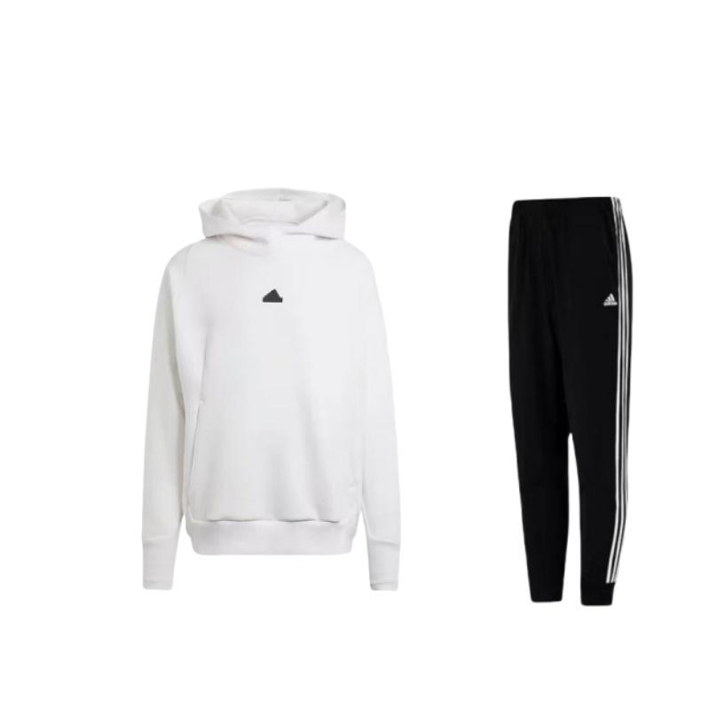 Adidas Узор логотипа пуловер с капюшоном и длинные брюки средней посадки комплект унисекс комплекты H46105+-IN5118 S
Adidas Узор логотипа пуловер с капюшоном и длинные брюки средней посадки комплект унисекс комплекты H46105+-IN5118 S