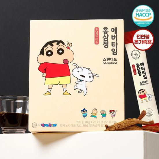 Ryeo Wondam Crayon Shin-chan 6-річний есенція червоного женьшеню Evertime Standard 20 пакетиків, корейська здорова їжа Crayon Shin-chan Red Ginseng Stick
Ryeo Wondam Crayon Shin-chan 6-річний есенція червоного женьшеню Evertime Standard 20 пакетиків, корейська здорова їжа Crayon Shin-chan Red Ginseng Stick