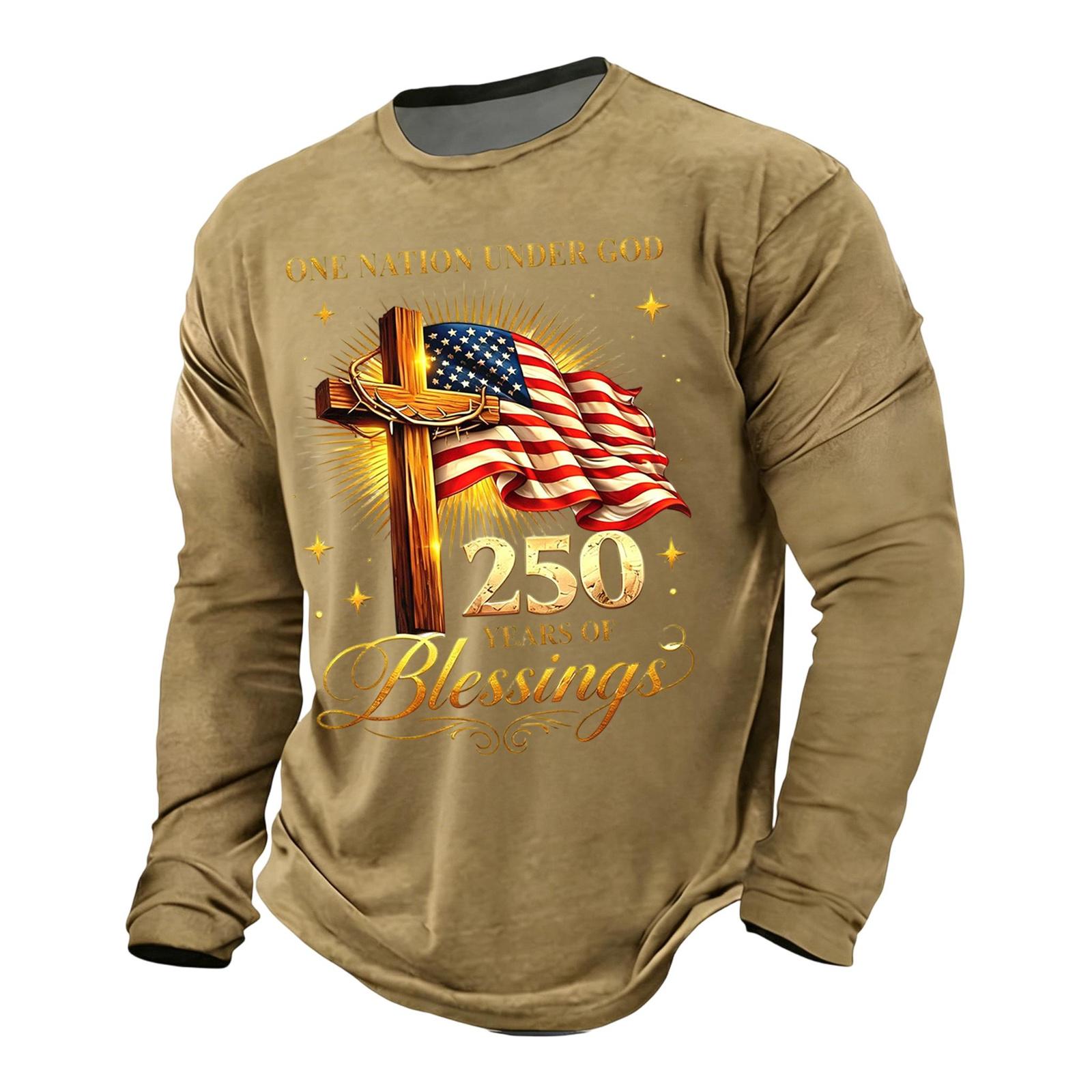 Men s Long Sleeve Casual Shirt with Printed Graphic Design Featuring Cross and Flag Motif Comfortable Fit Suitable for Everyday Wear XXL хаки
Men s Long Sleeve Casual Shirt with Printed Graphic Design Featuring Cross and Flag Motif Comfortable Fit Suitable for Everyday Wear XXL хаки
