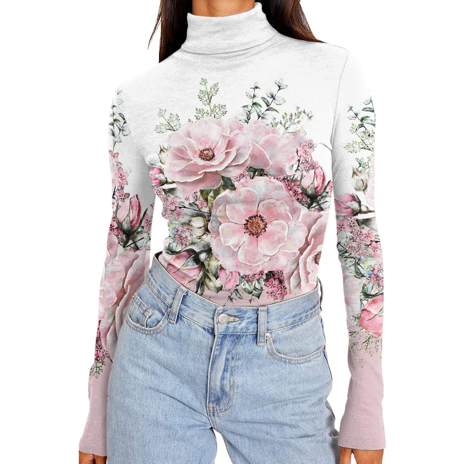 Женские рубашки с высоким воротником и длинными рукавами с принтом, осенние модные базовые облегающие мягкие термотопы L розовый
Женские рубашки с высоким воротником и длинными рукавами с принтом, осенние модные базовые облегающие мягкие термотопы L розовый