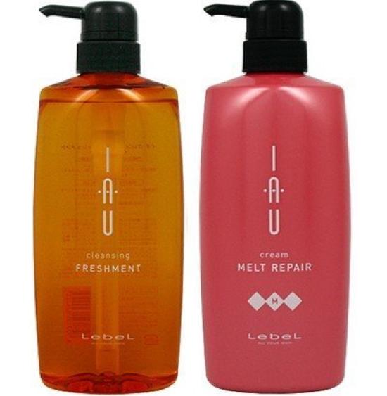 Lebel IAU Io Cleansing Freshness (Shampoo) 600ml & Io Cream Melt Repair Treatment 600ml
Lebel IAU Io Cleansing Freshness (Shampoo) 600ml & Io Cream Melt Repair Treatment 600ml