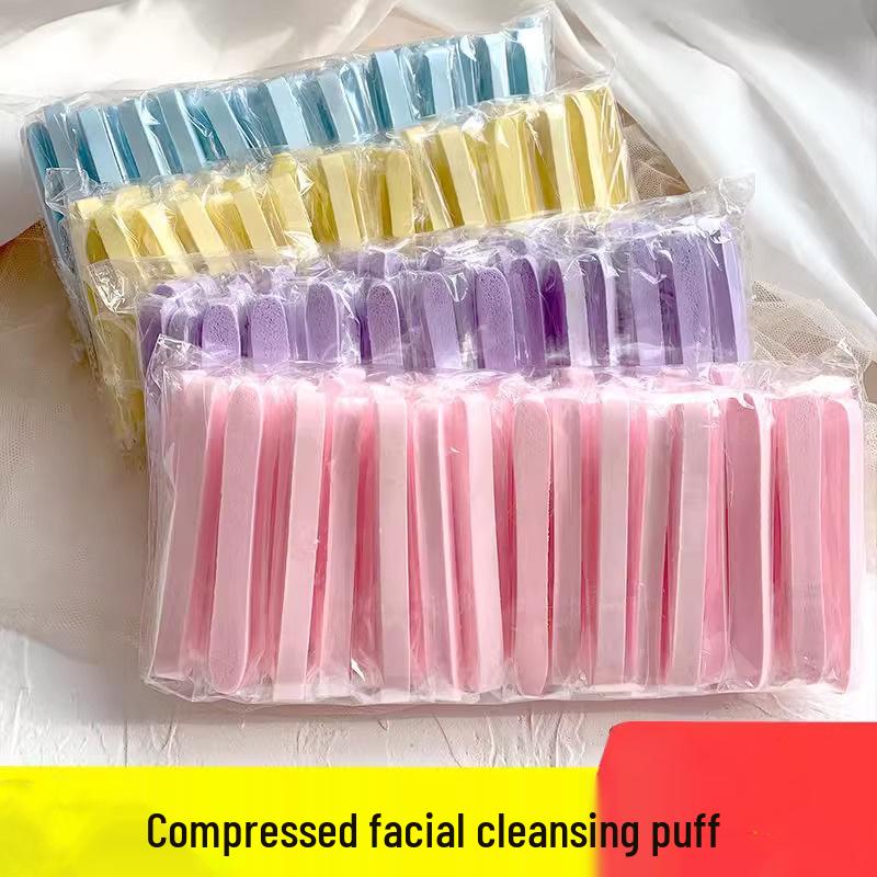 Compressed Facial Sponge: Individually Packaged Cotton Puff for Face Cleansing, Makeup Removal, and Towel Substitute.
Compressed Facial Sponge: Individually Packaged Cotton Puff for Face Cleansing, Makeup Removal, and Towel Substitute.