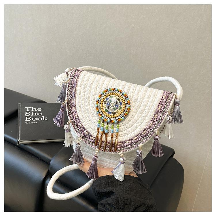Antique grass woven bag 2025 spring and summer new niche fringed handbag crossbody bucket bag хакі
Antique grass woven bag 2025 spring and summer new niche fringed handbag crossbody bucket bag хакі
